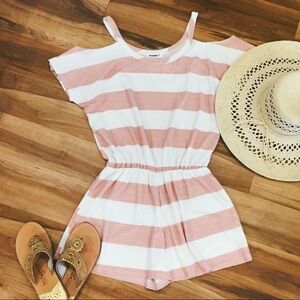 NWT ee:some  striped romper